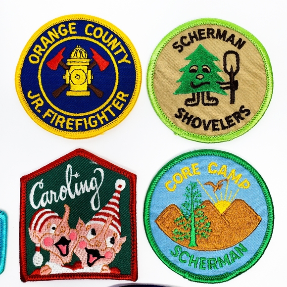 Vintage 90s Brownie Girl Scout Camp Scherman Try-Its Lim Ed Retired Patch Badge - Picture 10 of 15